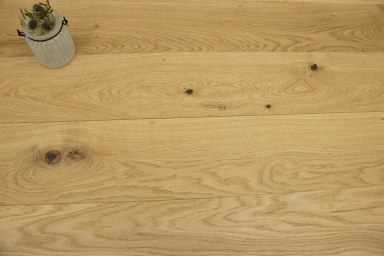 Natural Engineered Flooring Oak Brushed UV Lacquered 12/2mm By 190mm By 400-1500mm FL4514 1