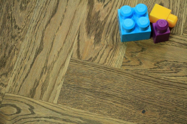 Natural Engineered Flooring Oak Click Herringbone Coffee Brushed Uv Oiled 12/3mm By 110mm By 600mm FL4632 3