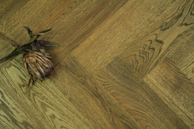 Natural Engineered Flooring Oak Click Herringbone Cognac Brushed Uv Oiled 12/3mm By 120mm By 550mm FL4633 3