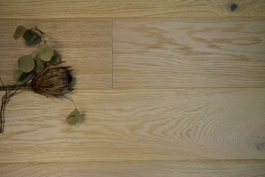 Natural Engineered Flooring Oak Bespoke Click 5G Colour No 7 Brushed UV Lacquered 14/3mm By 190mm By 950-1900mm