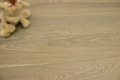 Rustic Engineered Flooring Oak Promise Grey Brushed UV Oiled 14/4mm By 150mm By 1570-2400mm FSC 100% Certificate : NC-COC-054381 GP278 5