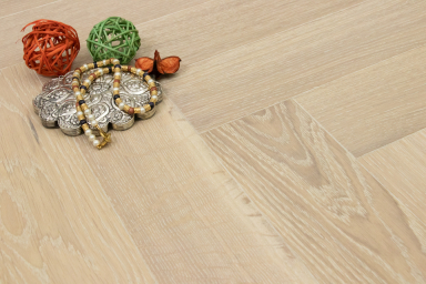 Prime Engineered Flooring Oak Herringbone Sunny White Brushed UV Oiled 14/3mm By 98mm By 790mm FL2827 5