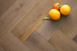 Prime Engineered Flooring Oak Bespoke Herringbone Miami Brushed UV Lacquered 14/3mm By 120mm By 600mm FL4646 3