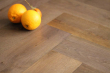 Prime Engineered Flooring Oak Bespoke Herringbone Miami Brushed UV Lacquered 14/3mm By 120mm By 600mm FL4646 1