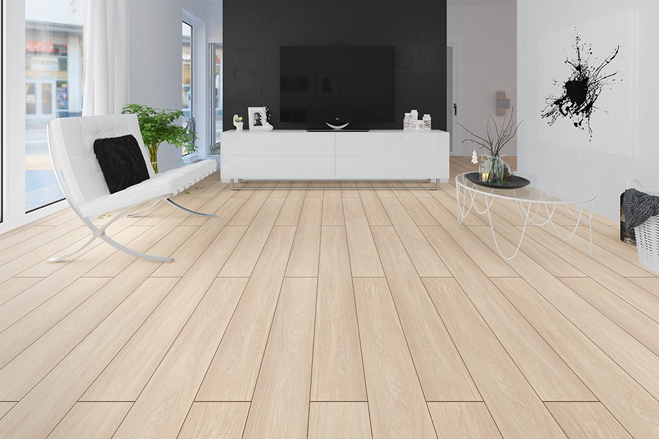 Mountain Light Oak Laminate Flooring 8mm By 193mm By 1380mm At Wood And